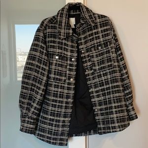 H&M Plaid Shacket (Shirt Jacket)
